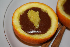 Orangenpudding