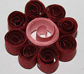 Quilling-Blumen basteln