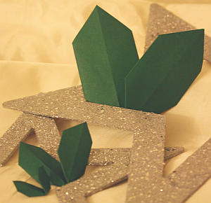 Origami Stechpalme falten