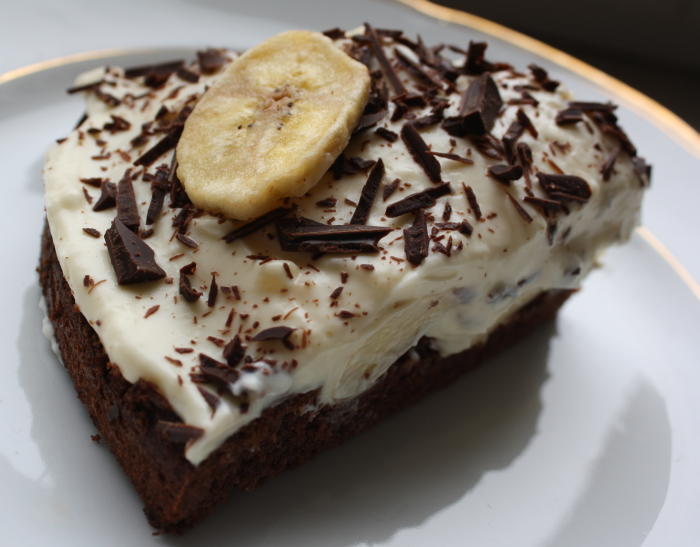 Bananen Schoko Torte Mit Vanillepuddingcreme — Rezepte Suchen