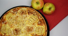 Apfelkuchen mit Quark