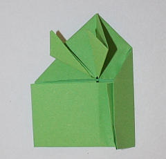 Origami-Frosch