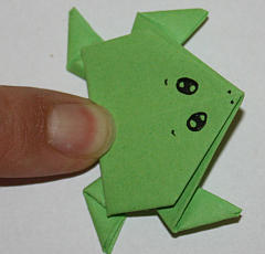 Origami-Frosch