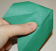 Origami Stechpalme falten