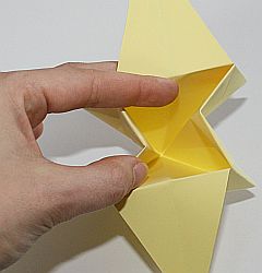 Origami-Sternenschachtel basteln