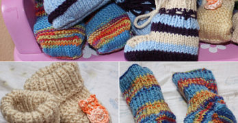 Babyschuhe Strickanleitung