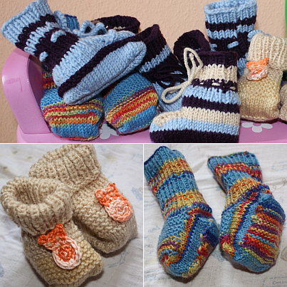 Babyschuhe Strickanleitung